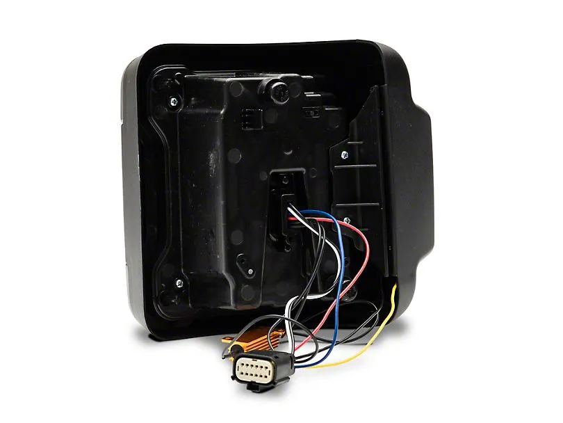 Raxiom Tail Lights Jeep Wrangler JL (18-23) [w/ Factory Halogen Lights] Black Housing / Smoked or Red Lens