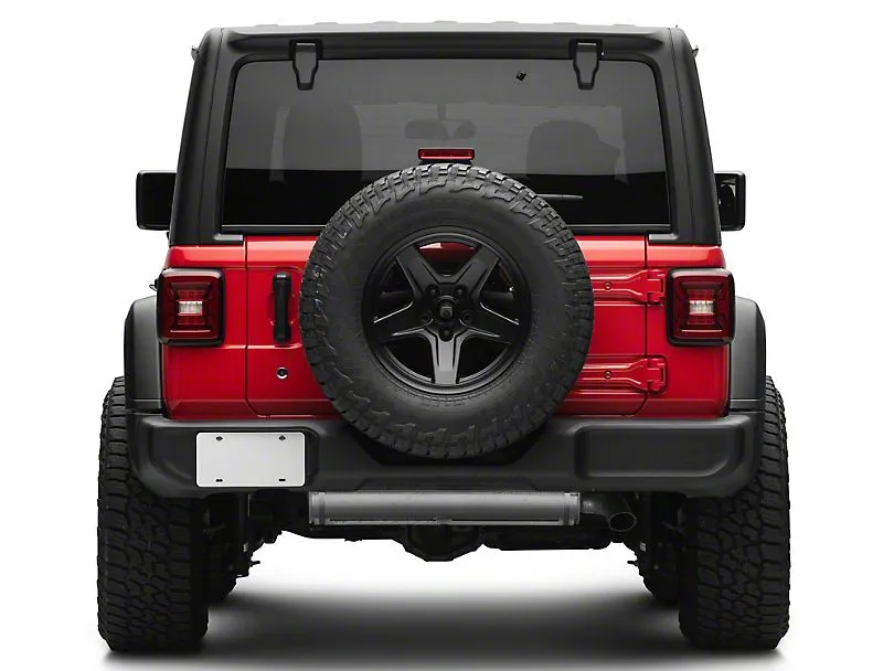 Raxiom Tail Lights Jeep Wrangler JL (18-23) [w/ Factory Halogen Lights] Black Housing / Smoked or Red Lens