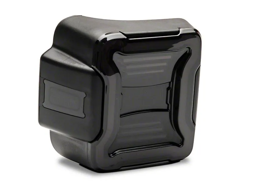 Raxiom Tail Lights Jeep Wrangler JL (18-23) [w/ Factory Halogen Lights] Black Housing / Smoked or Red Lens