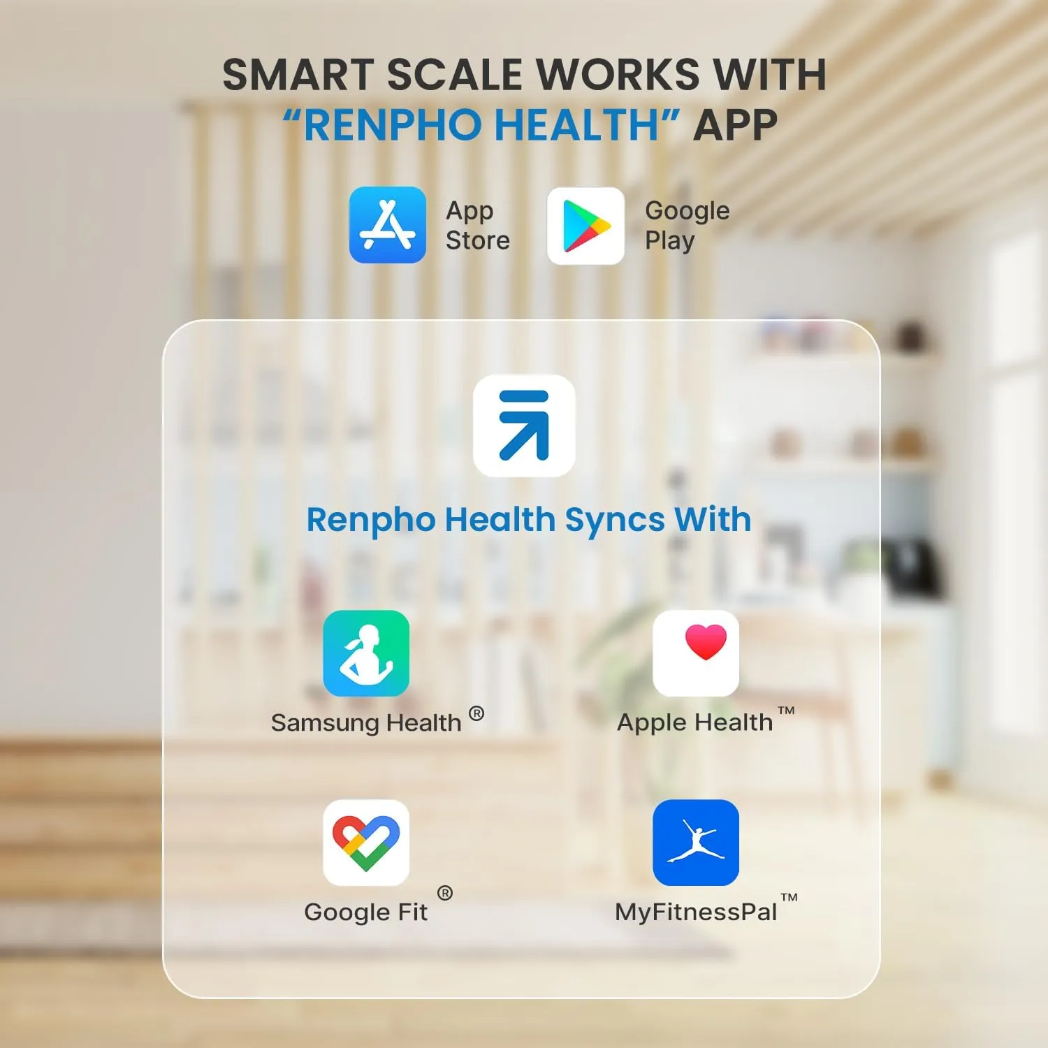RENPHO Scale for Body Weight, Battery-Free Solar Power Digital Bathroom Smart Scale Bluetooth Body Fat Scale, Body Composition Monitor with App 400lbs - Elis Solar