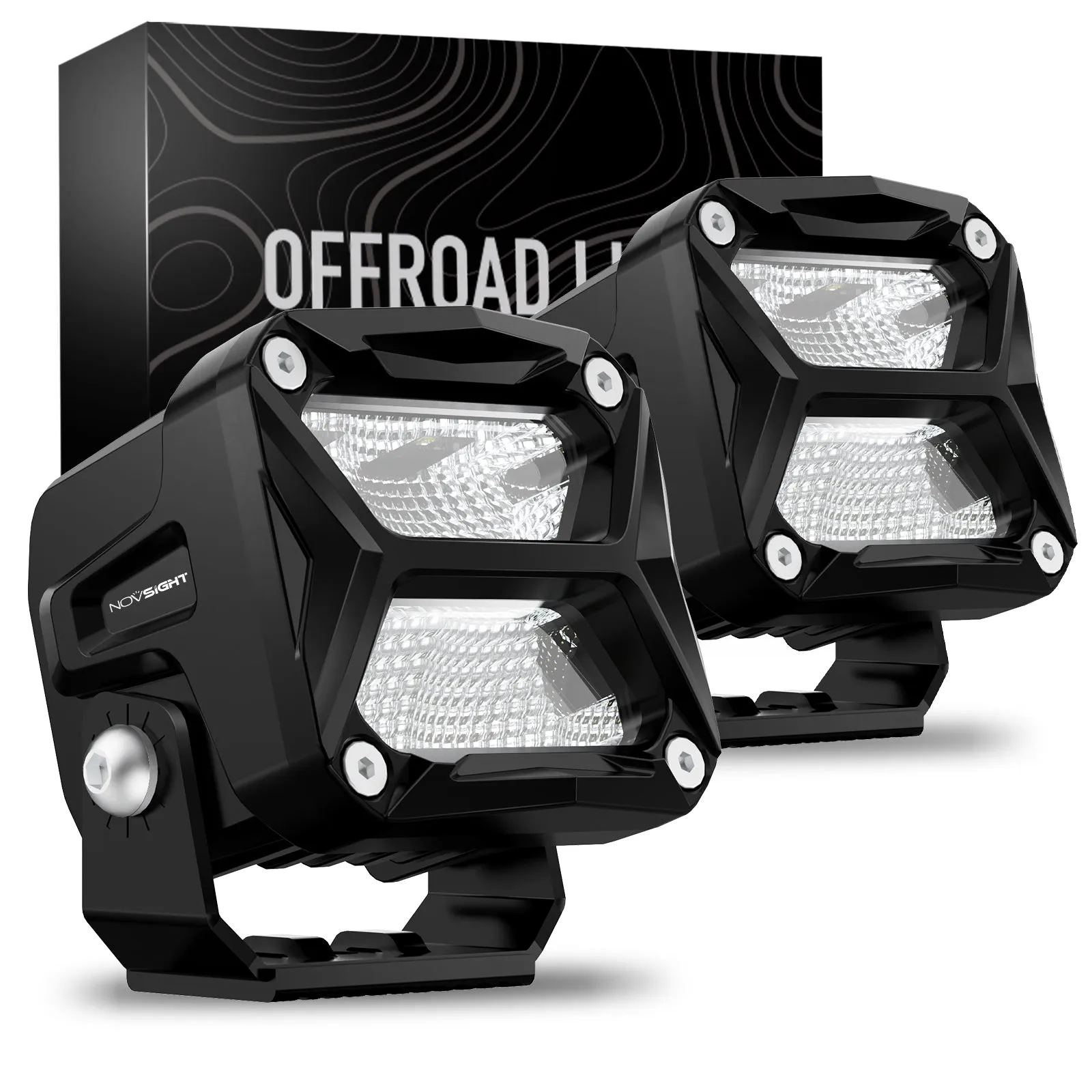 Rock Series | 3-inch LED Pod Lights Flood Lights