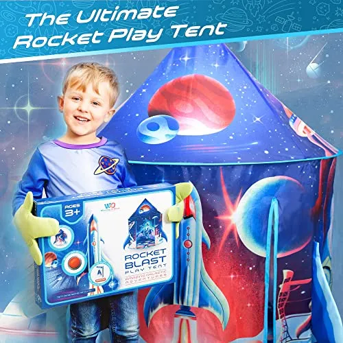 Rocket Ship Play Tent With Blast Off Button Rocket Tent Rocket Ship Toys