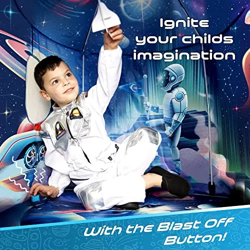 Rocket Ship Play Tent With Blast Off Button Rocket Tent Rocket Ship Toys