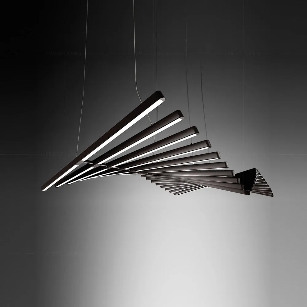 Rotatable Light Bars Chandelier: Illuminate Your Space