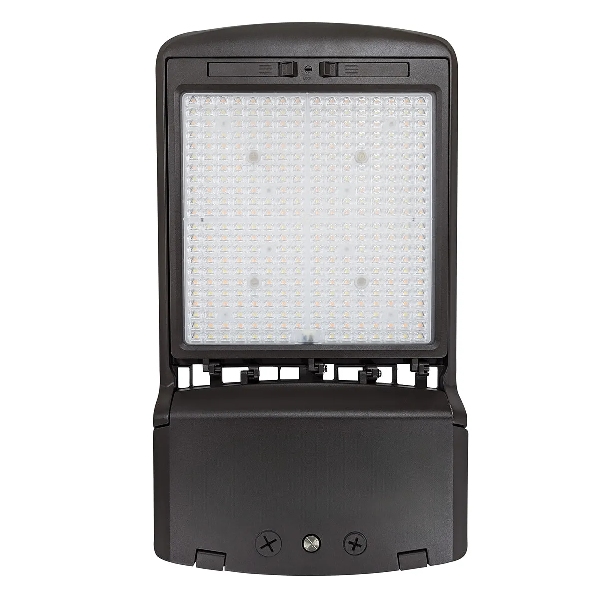 Selectable Shoebox Area Light with Field-Swappable Optics