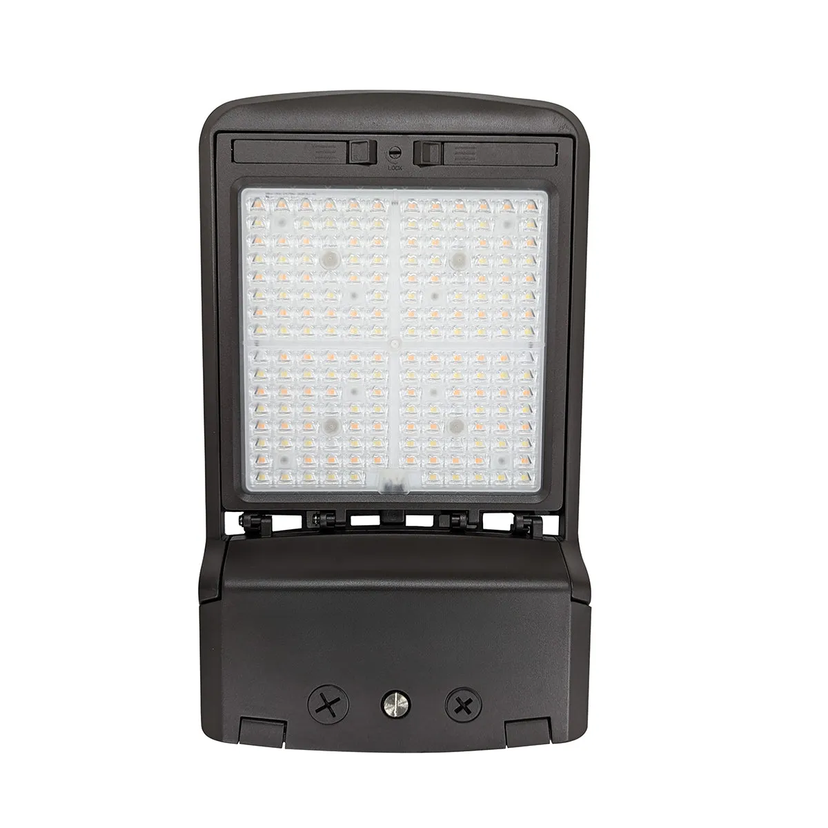 Selectable Shoebox Area Light with Field-Swappable Optics