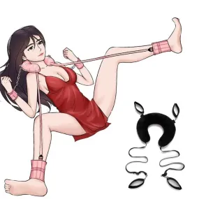 Split Leg Pillows Bondage Set Ankle Cuffs Handcuffs Leg Cuffs Sex Pillow
