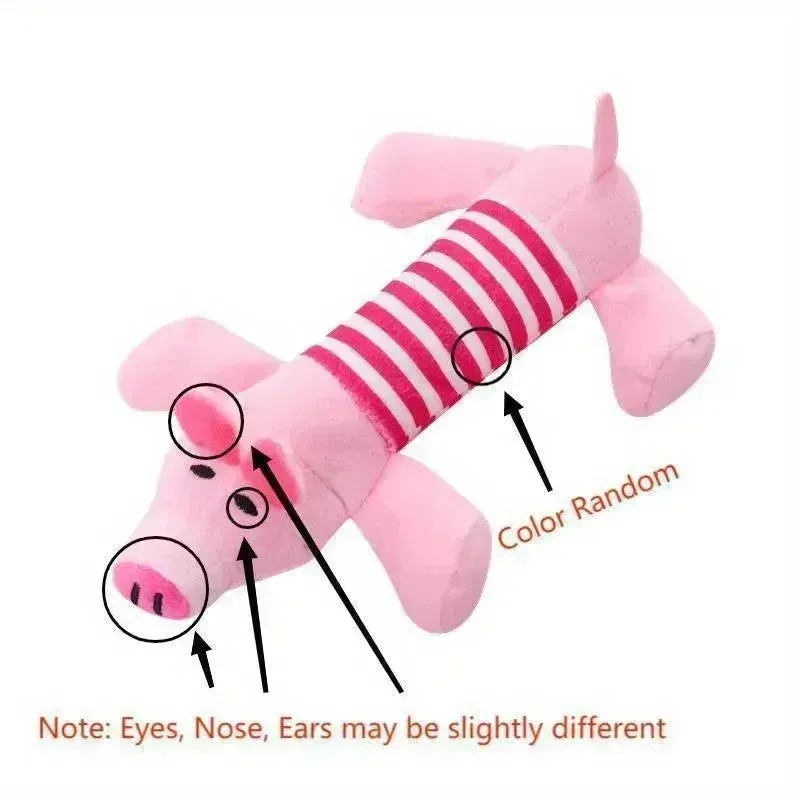 Squeaky Dog Toy - Pig/Elephant/Duck
