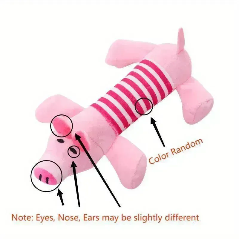 Squeaky Dog Toy - Pig/Elephant/Duck