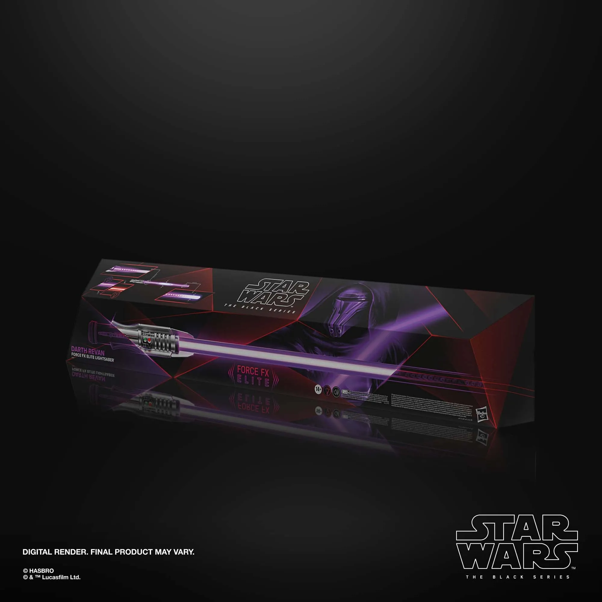 Star Wars The Black Series Darth Revan Force FX Elite Electronic Lightsaber