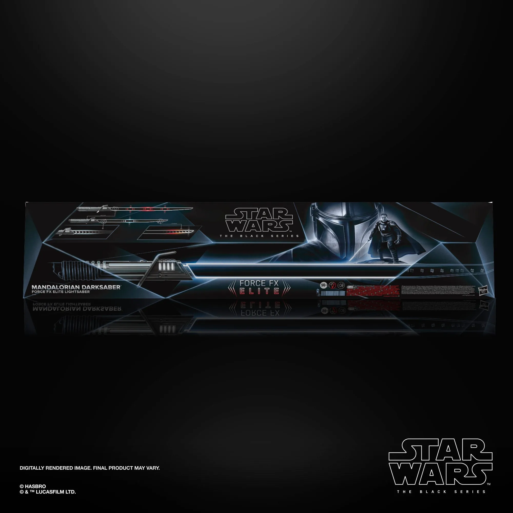 Star Wars The Black Series Mandalorian Darksaber Force FX Elite Lightsaber Collectible