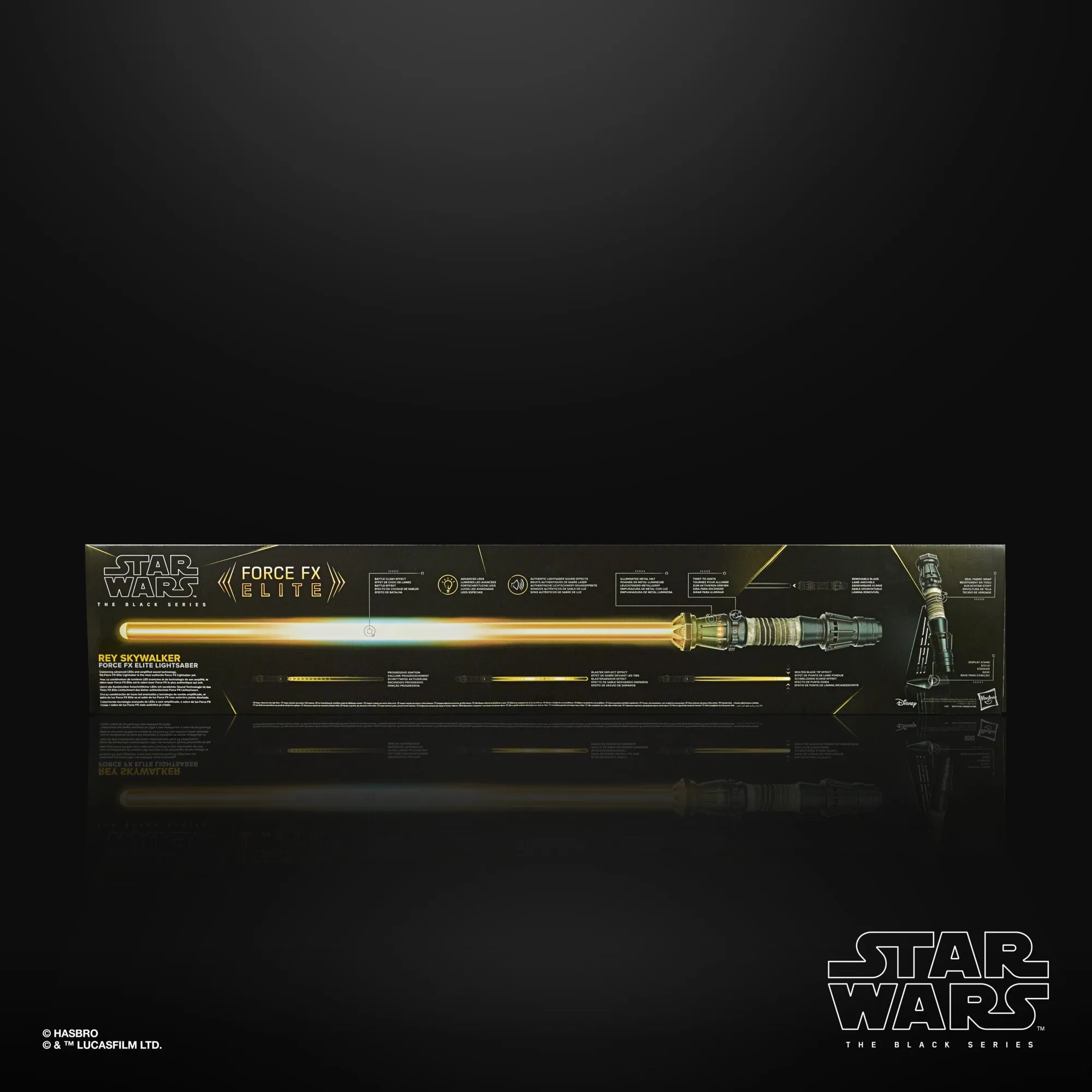Star Wars The Black Series Rey Skywalker Force FX Elite Lightsaber