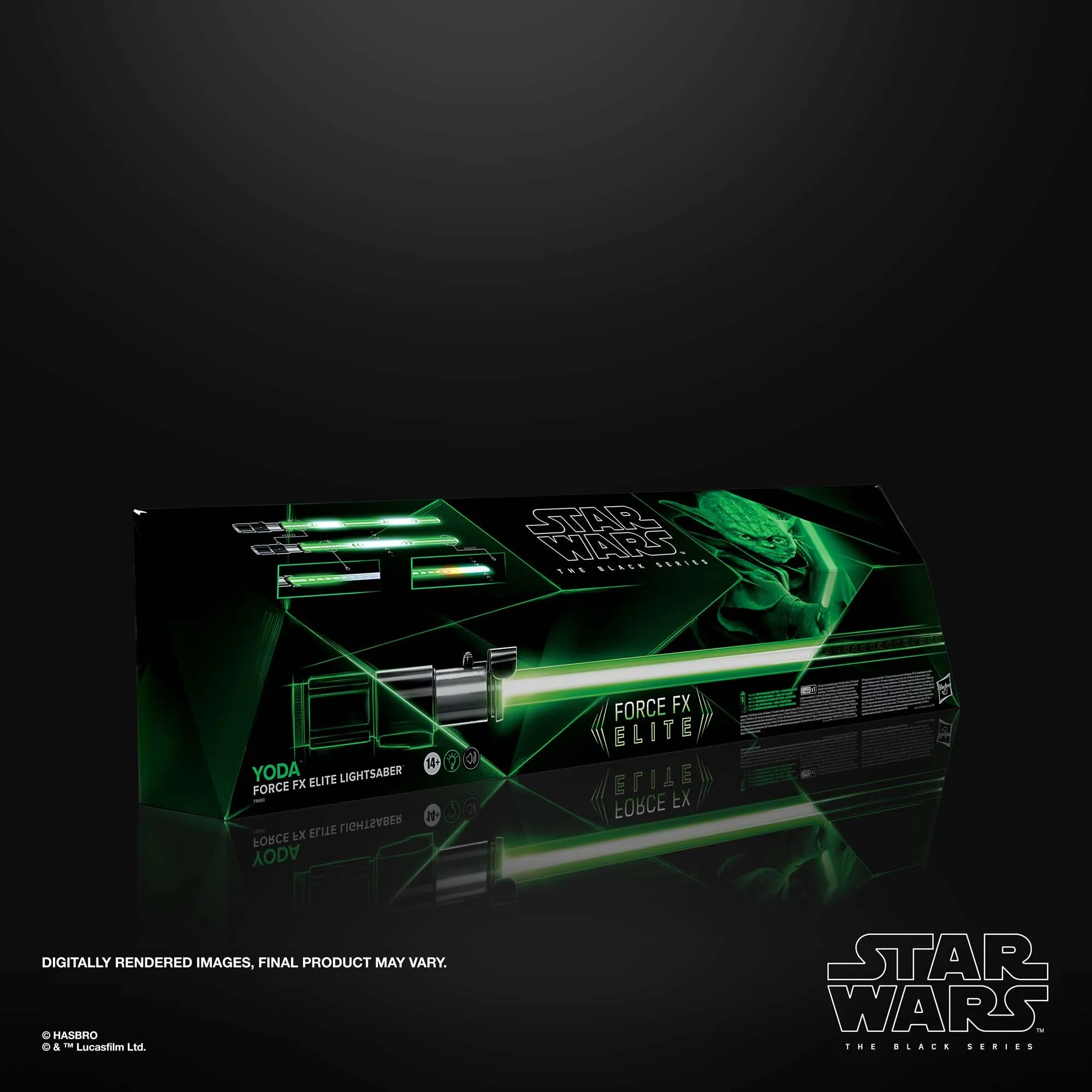 Star Wars The Black Series Yoda Force FX Elite Lightsaber
