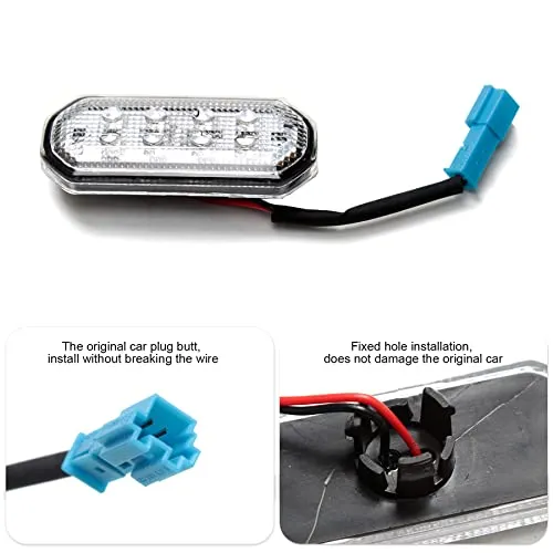 Super Bright 6000K Diamond White LED Trunk Light for Tesla Model Y (White, 1-Piece)