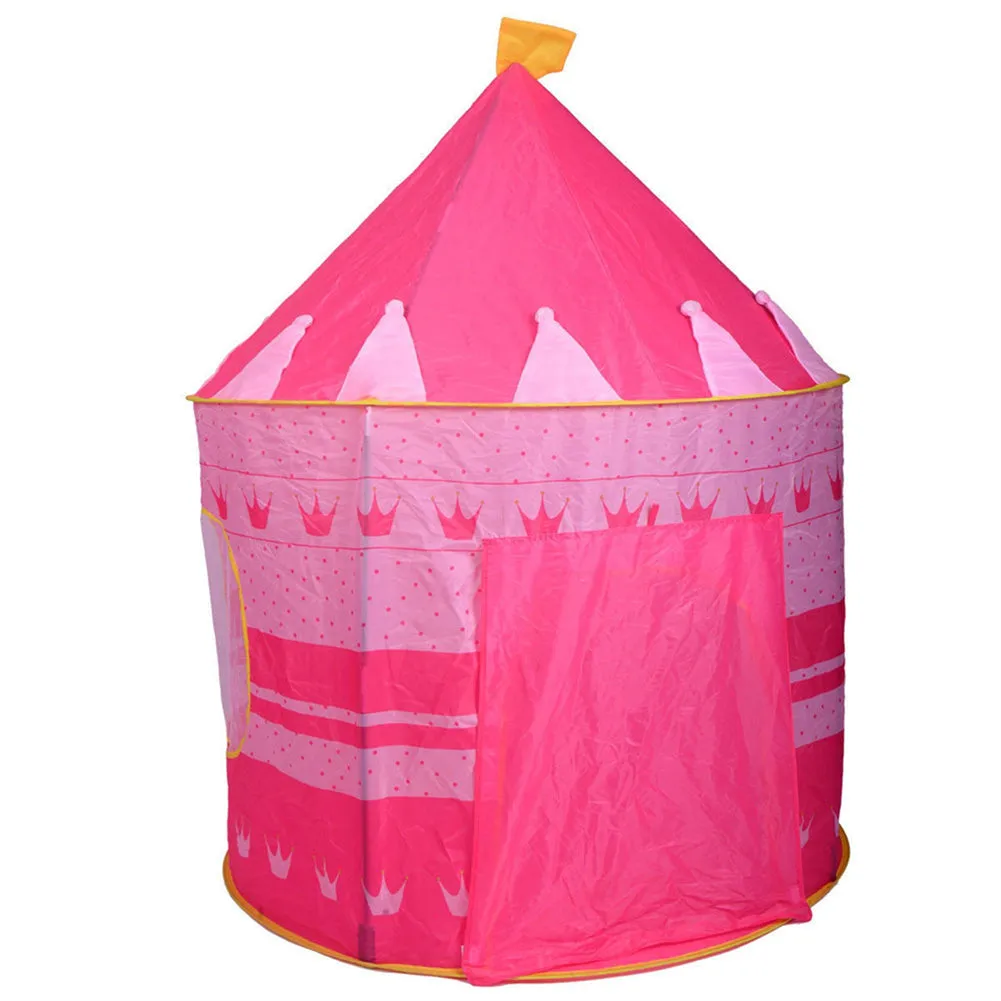 THBOXES Realeos Portable Folding Play Tent Children Kids Castle Pink