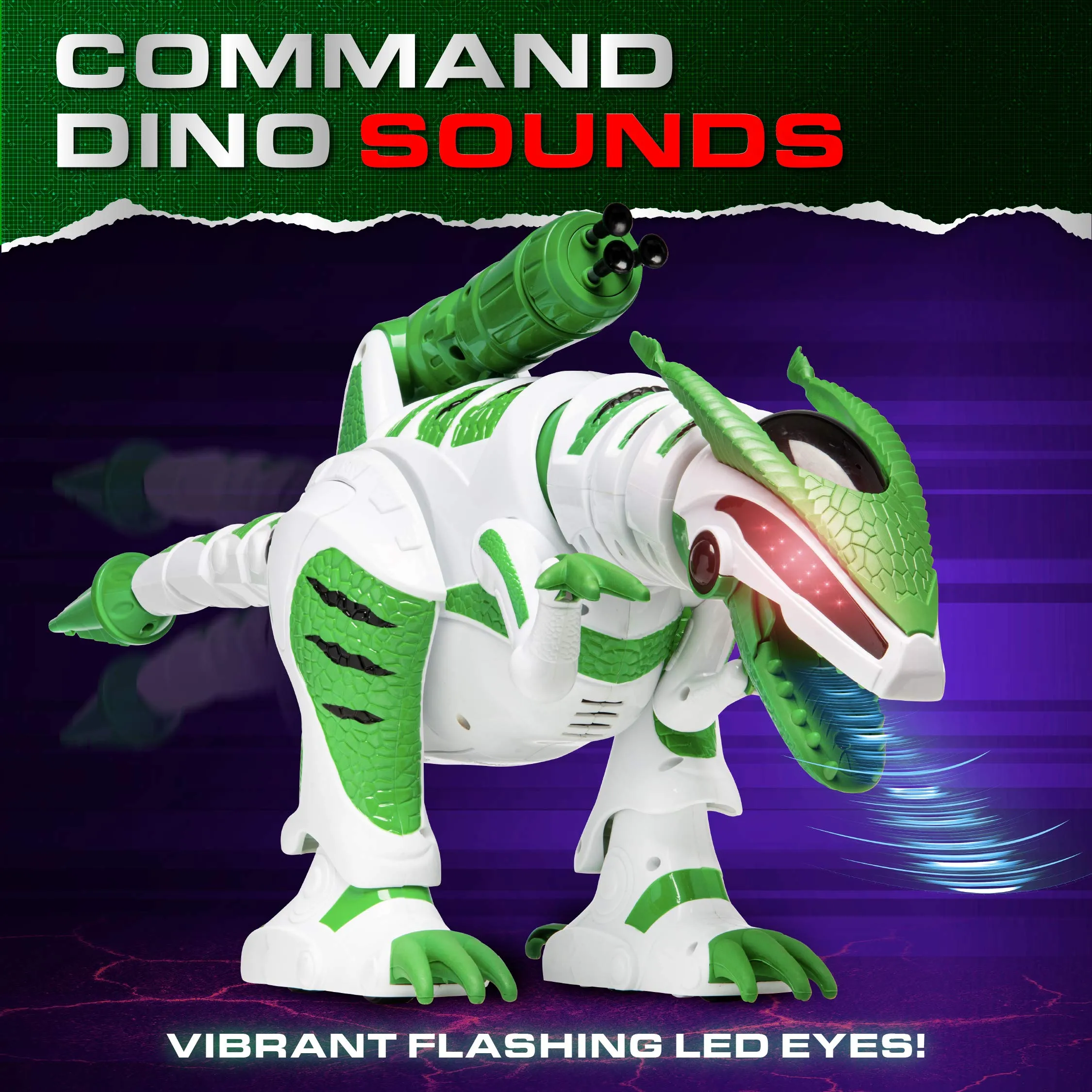 The DinoRover is Your Ultimate Interactive T-Rex Pal! - Remote Control Robot Dinosaur for Kids with Roaring Fun!