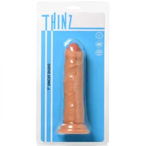 Thinz Uncut Dildo - 7 Inch (Flesh)