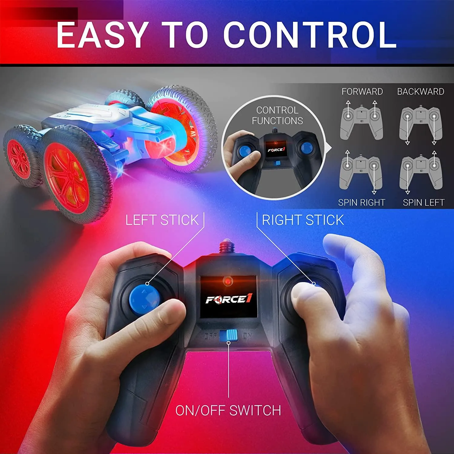 Tornado LED (Red Wheels)