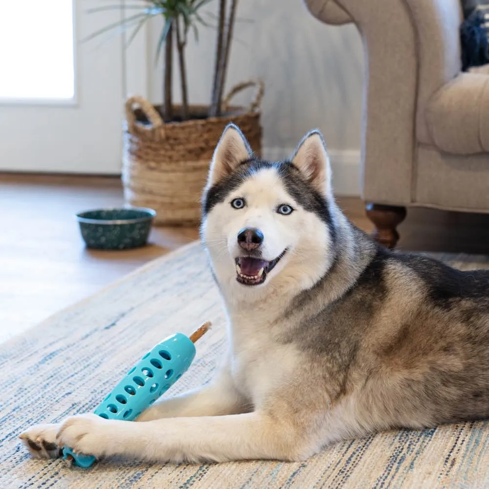 Totally Pooched Stuff'n Chew Rocket Stick Dog Toy (Orange)