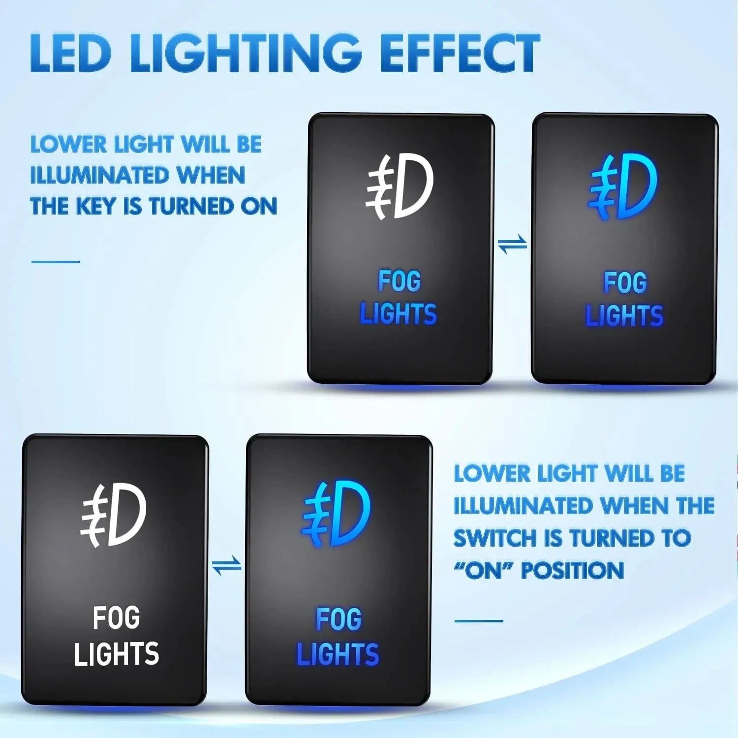 Toyota Fog Lights Push Button ON/Off Small Switch