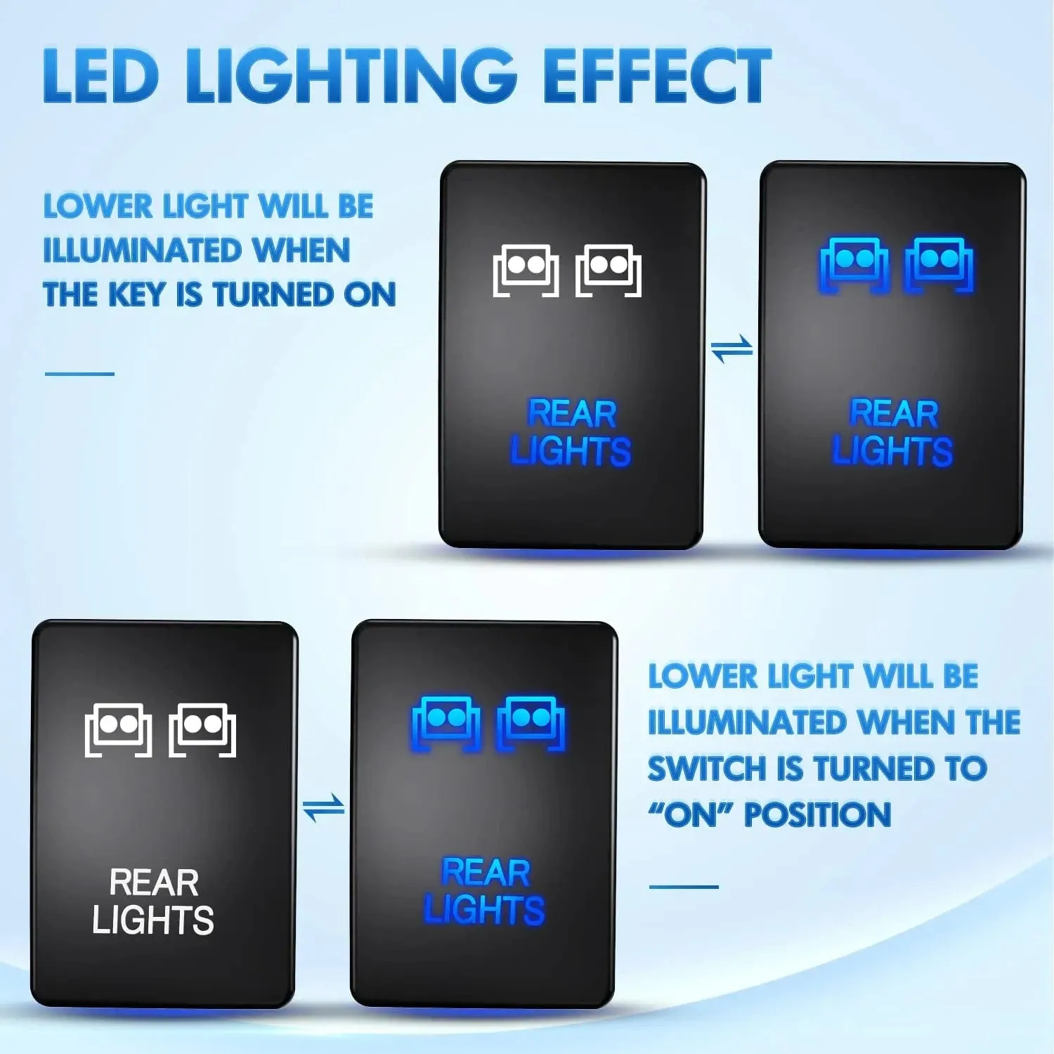 Toyota Rear Lights Push Button ON/Off Switch