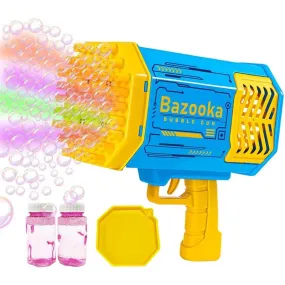 Upgraded Bubble Gun Toy with Colorful Lights