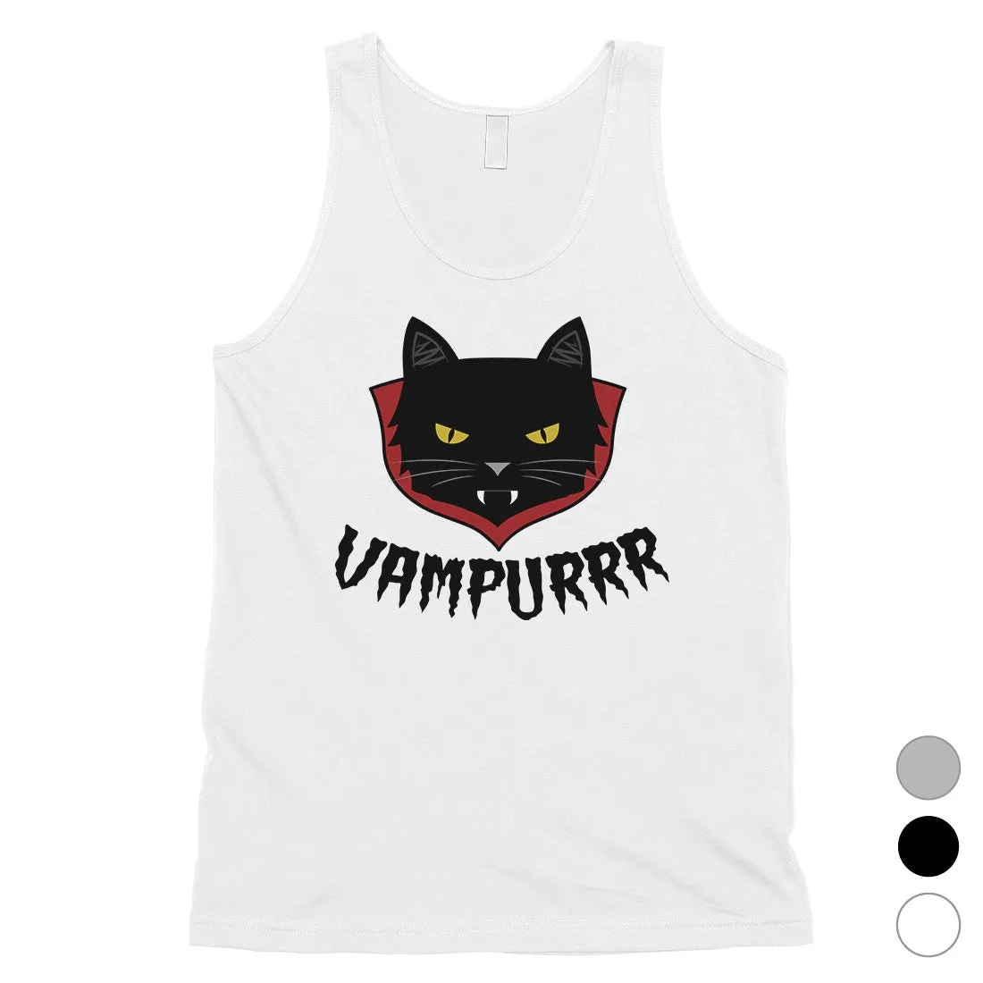 Vampurrr Funny Halloween Costume Cute Graphic Design Mens Tank Top