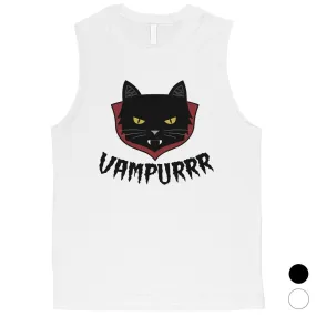 Vampurrr Funny Halloween Costume Cute Mens Muscle Shirt