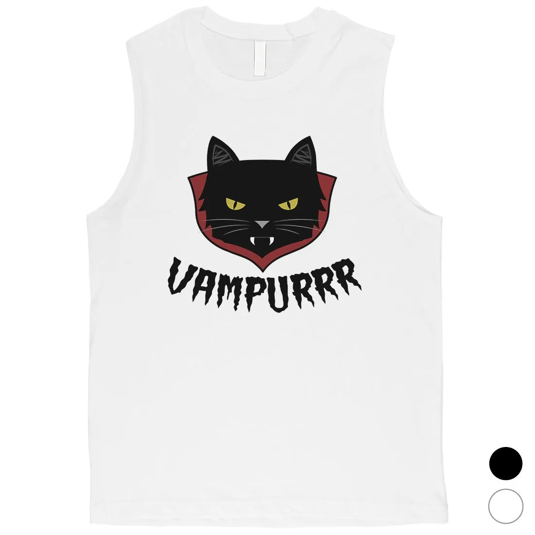 Vampurrr Funny Halloween Costume Cute Mens Muscle Shirt