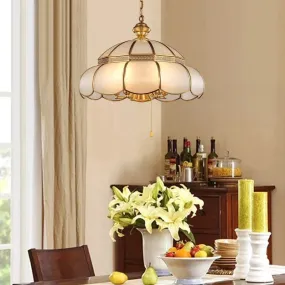 Vintage Copper LED Pendant Lights With Glass Shade For Living Room Dining Room Kitchen Gold Pendant Lamp Lampa Wiszaca