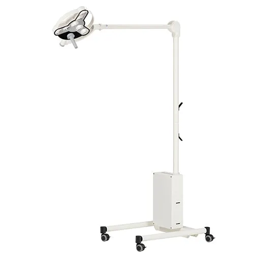 Waldmann D16220000, TRIANGO 80-1 F LED Medical Procedure Light, battery, 80,000 lux, Mobile Floor Stand with Battery, Dimming
