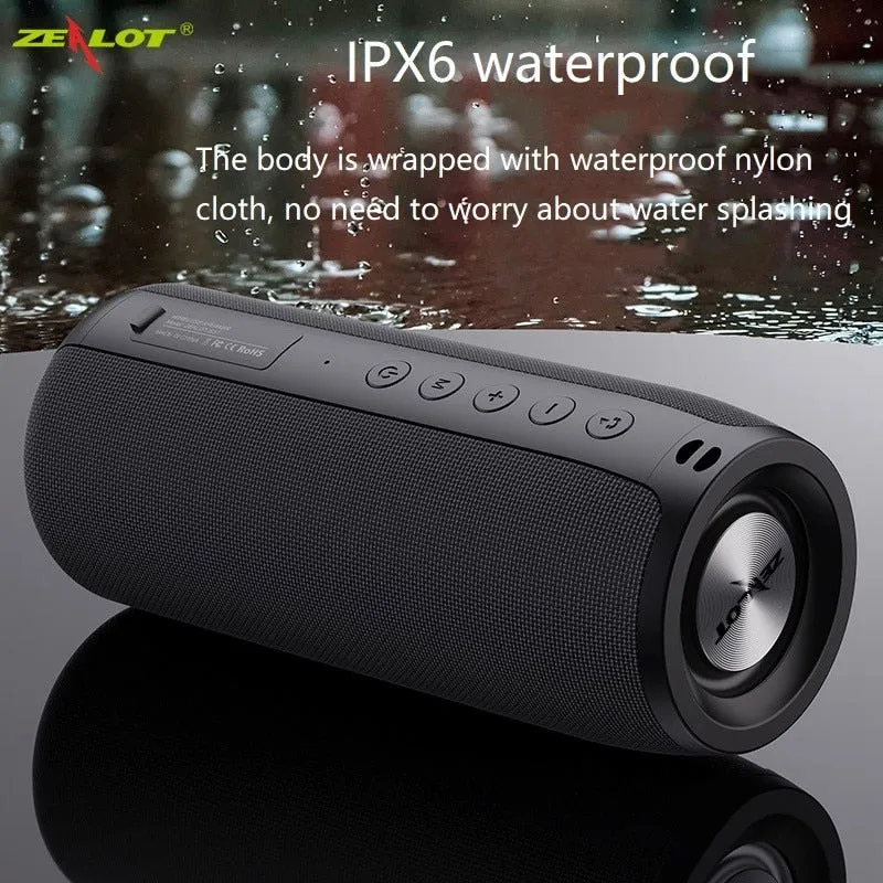 Wireless Bluetooth Speaker Stereo Portable Column with Fm Radio
