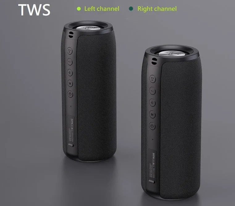 Wireless Bluetooth Speaker Stereo Portable Column with Fm Radio