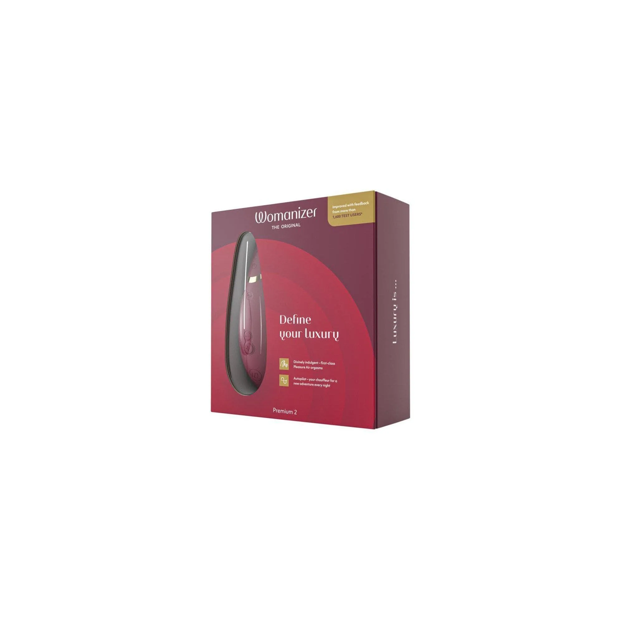 Womanizer Premium 2 Rechargeable 14 Level Clitoral Stimulator with Autopilot