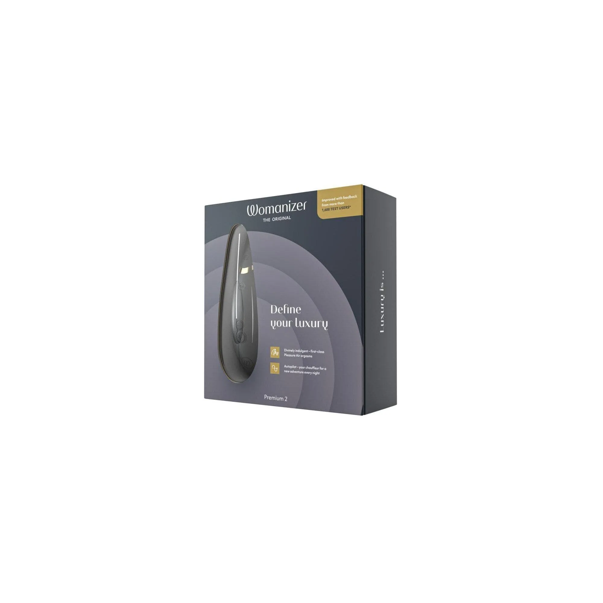 Womanizer Premium 2 Rechargeable 14 Level Clitoral Stimulator with Autopilot