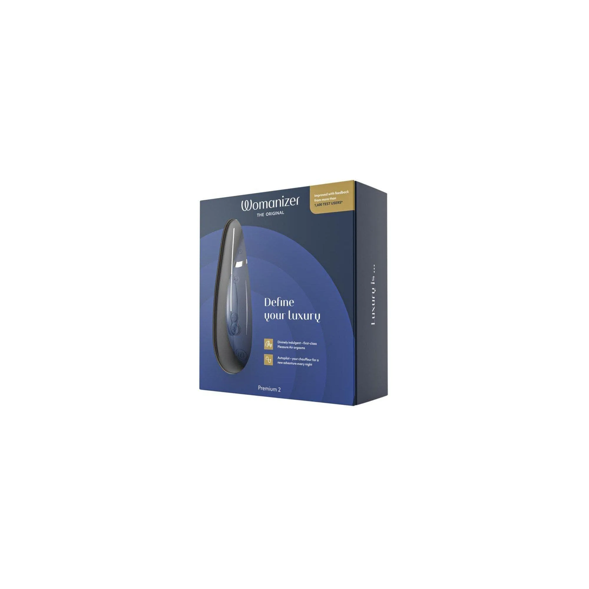 Womanizer Premium 2 Rechargeable 14 Level Clitoral Stimulator with Autopilot