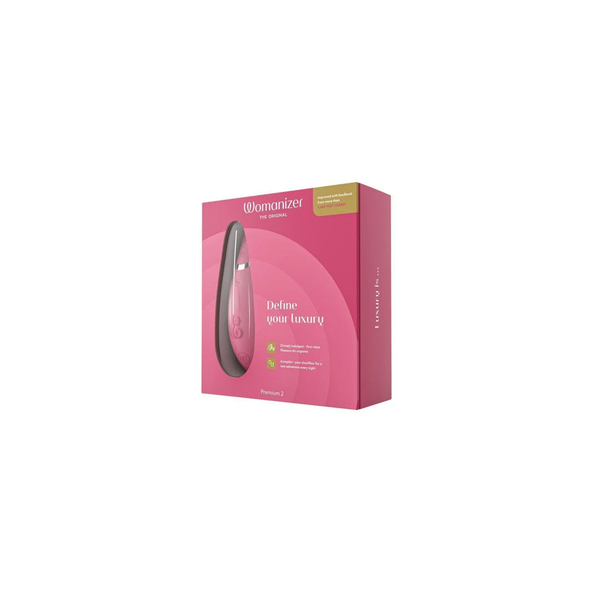 Womanizer Premium 2 Rechargeable 14 Level Clitoral Stimulator with Autopilot