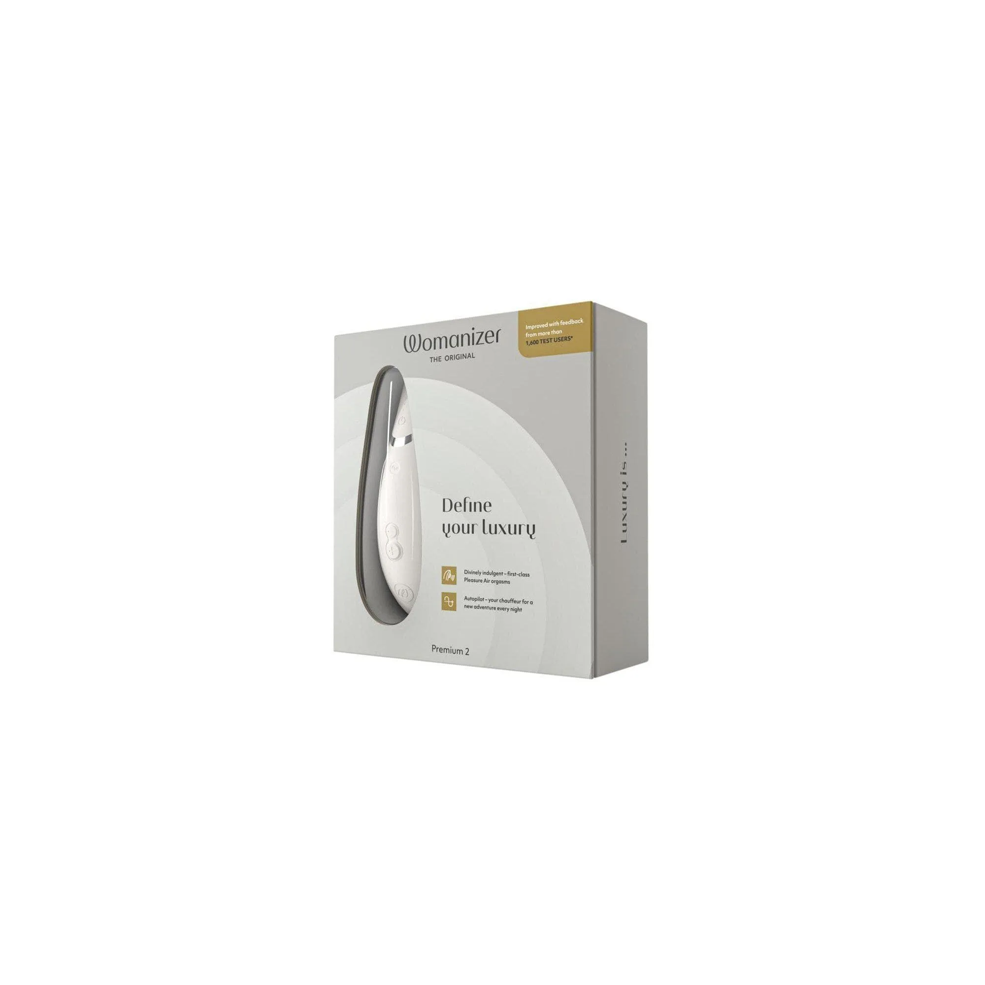 Womanizer Premium 2 Rechargeable 14 Level Clitoral Stimulator with Autopilot