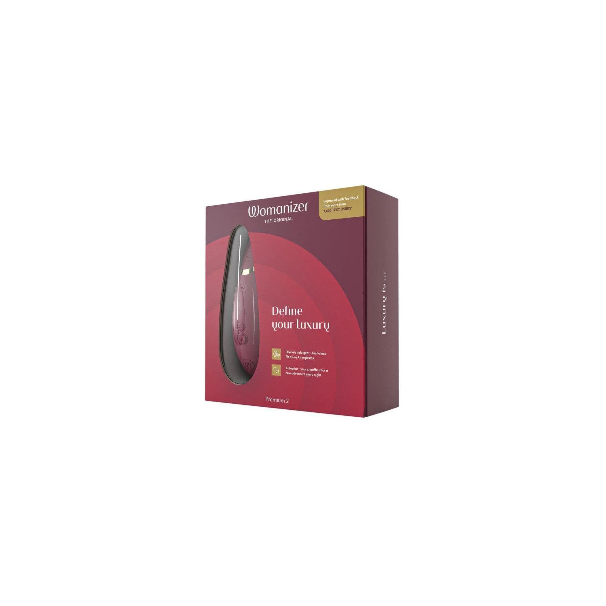 Womanizer Premium 2 Rechargeable 14 Level Clitoral Stimulator with Autopilot