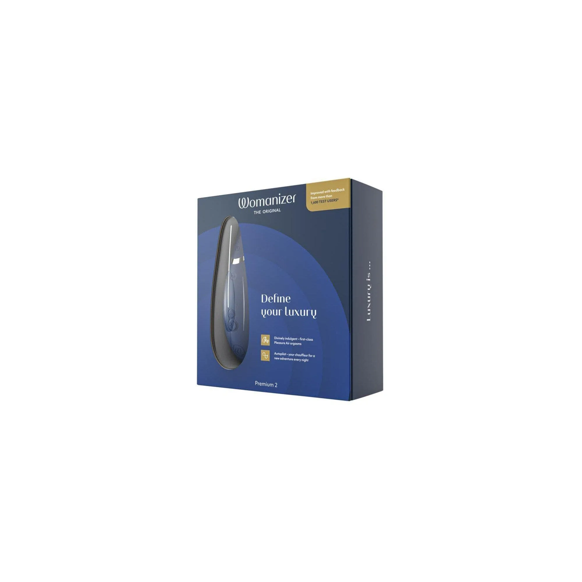 Womanizer Premium 2 Rechargeable 14 Level Clitoral Stimulator with Autopilot
