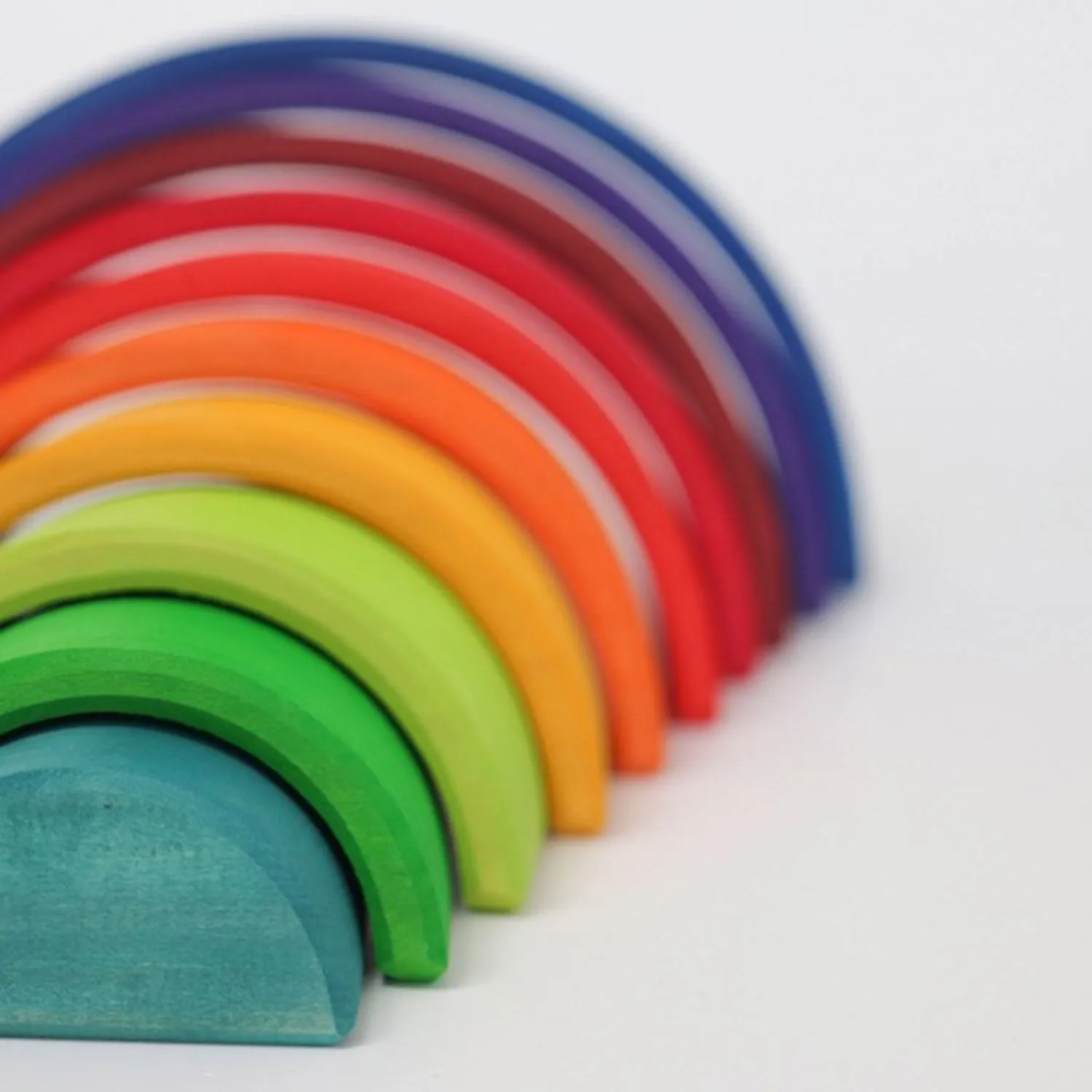 Wooden 10 Piece Rainbow - Counting