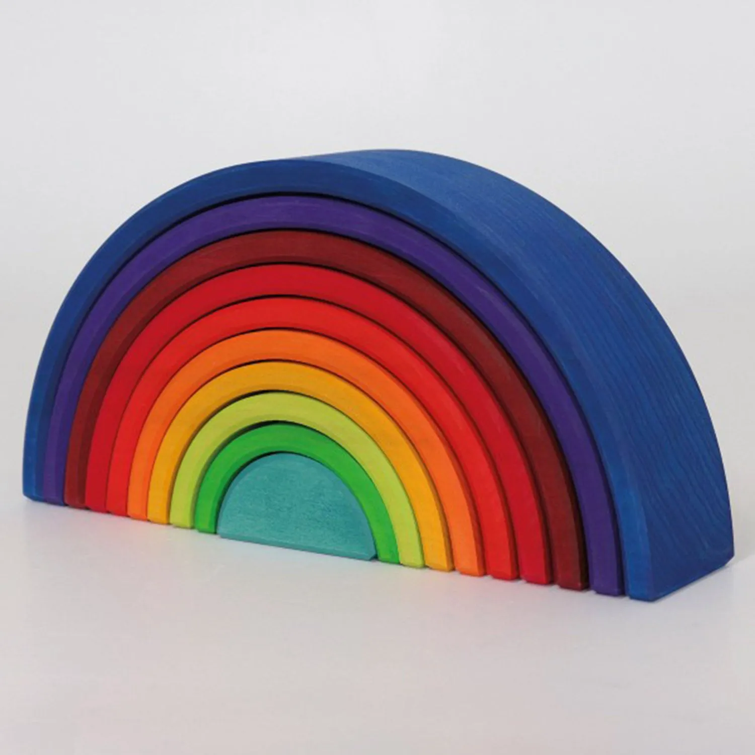Wooden 10 Piece Rainbow - Counting