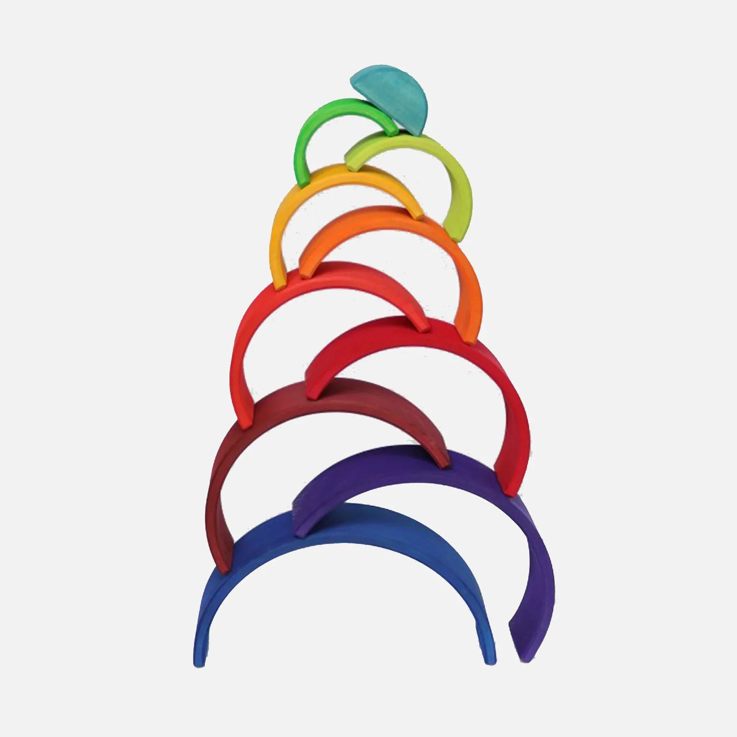 Wooden 10 Piece Rainbow - Counting