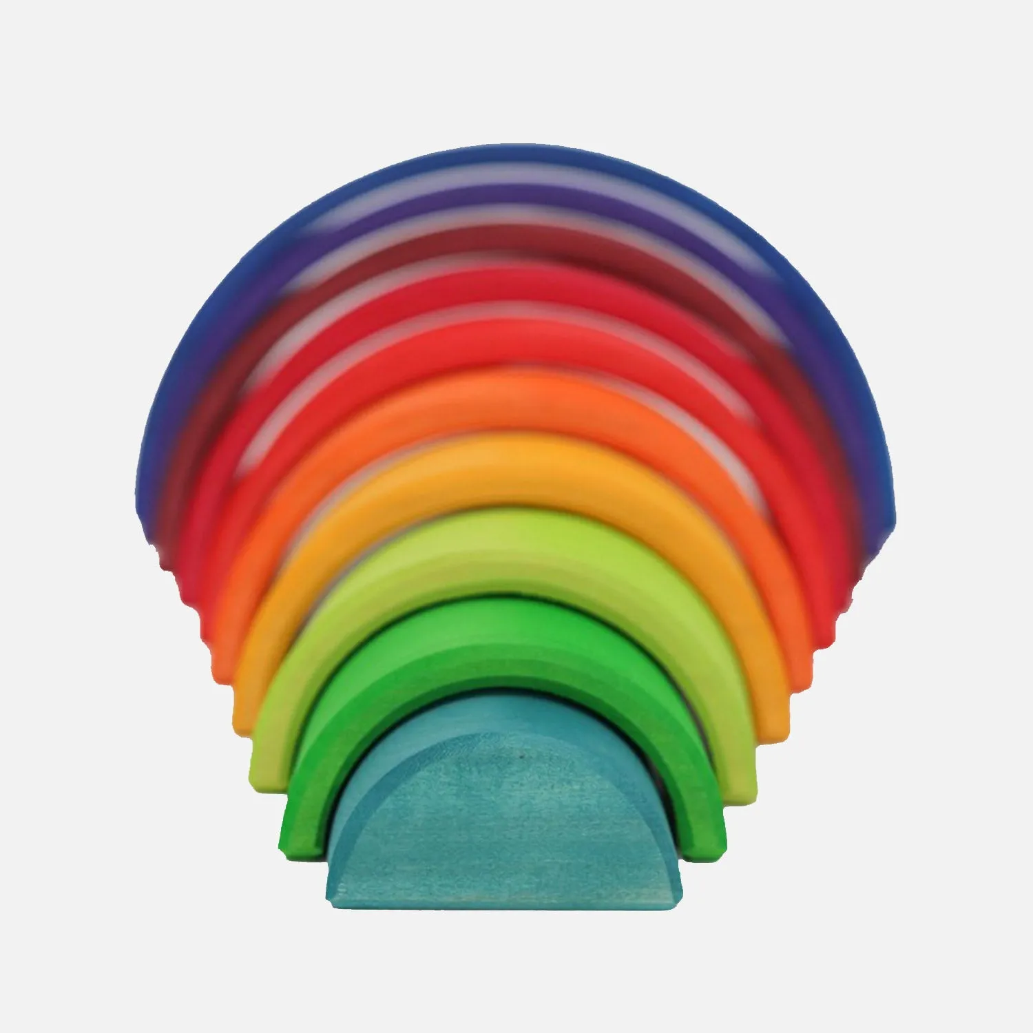 Wooden 10 Piece Rainbow - Counting