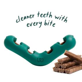 Woof Pet The Bite n' Brush Dog Toy