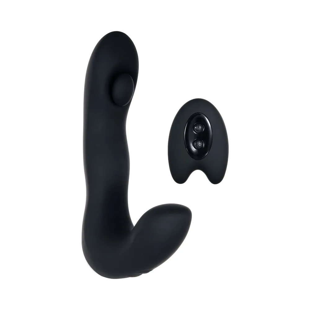 Zero Tolerance Tap It Remote-Controlled Tapping Vibrating Prostate Massager Black